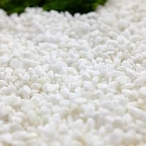Amazon.co.jp: 白玉砂利 白化粧砂利 3分(7mm~12mm) 1袋20Kg Amazon.co.jp: 白玉砂利 白化粧砂利 3分(7mm~12mm) 1袋20Kg